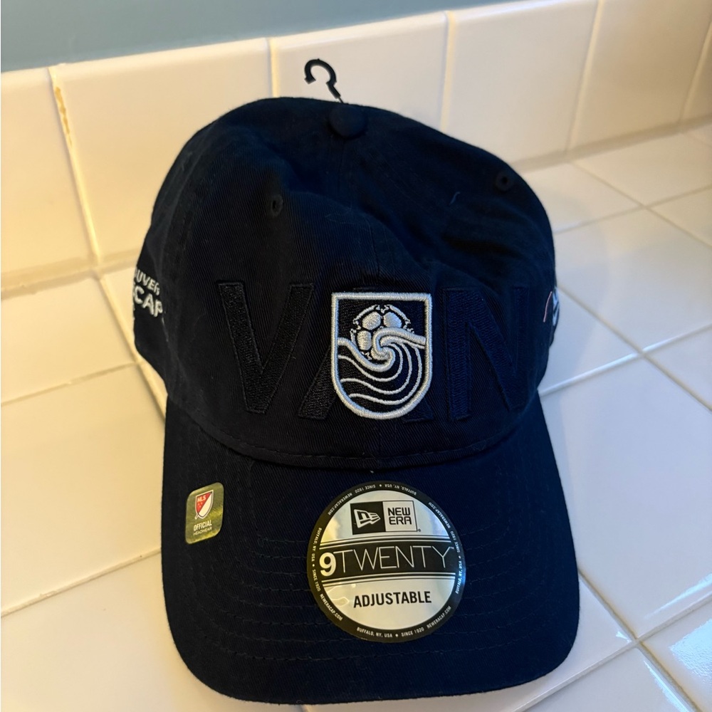 NWT New Era 9Twenty Mens MLS Vancouver Whitecaps Adjustable Hat Blue